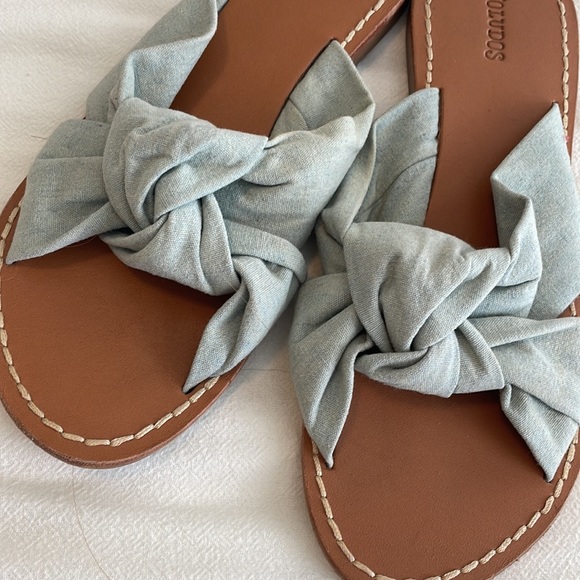Soludos Blue Slide Sandals - Picture 3 of 4
